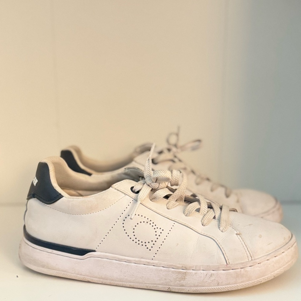 Coach white sneakers